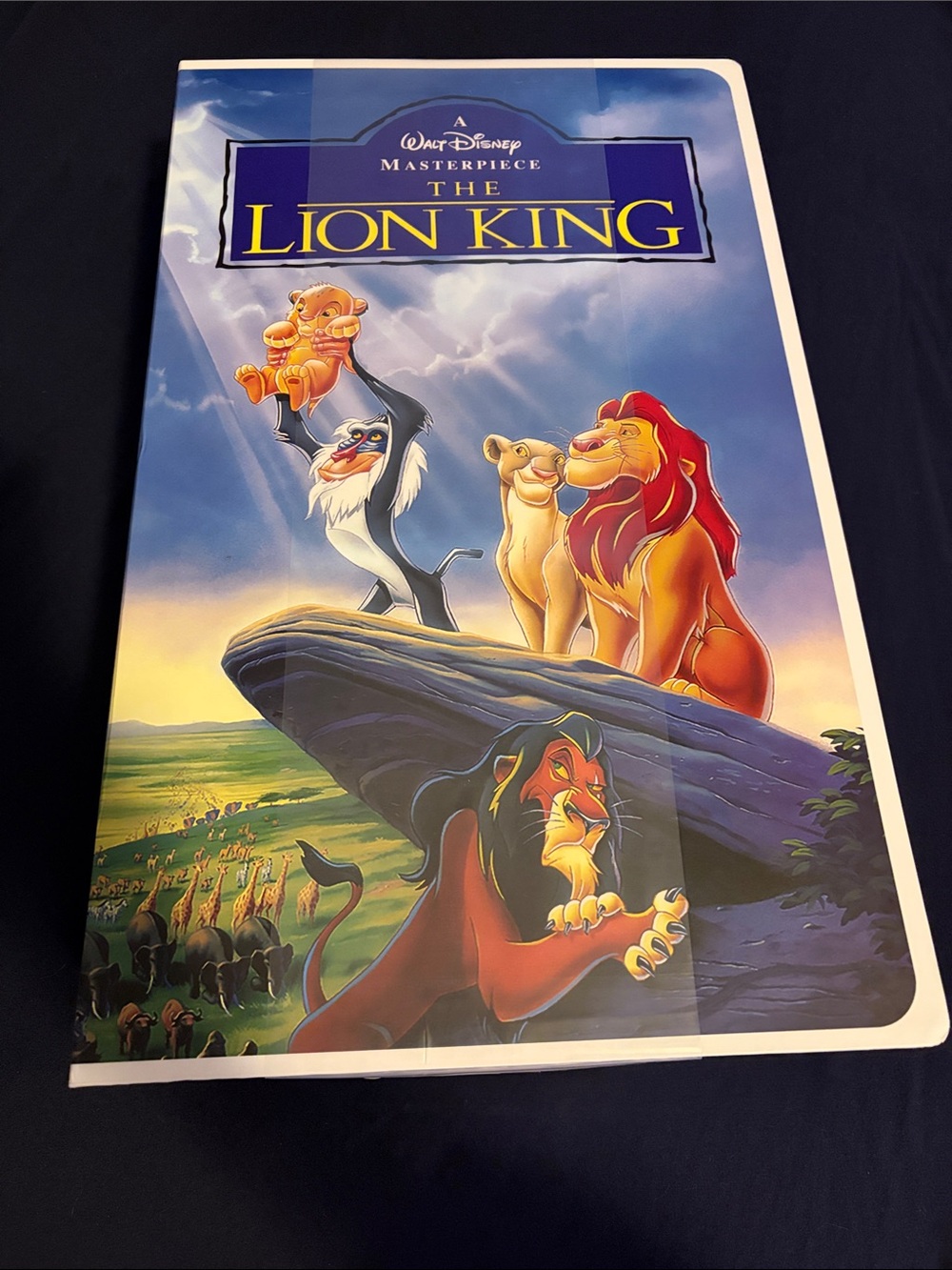Disney The Lion King Throw Blanket - Blue, Yellow & Red Artwork